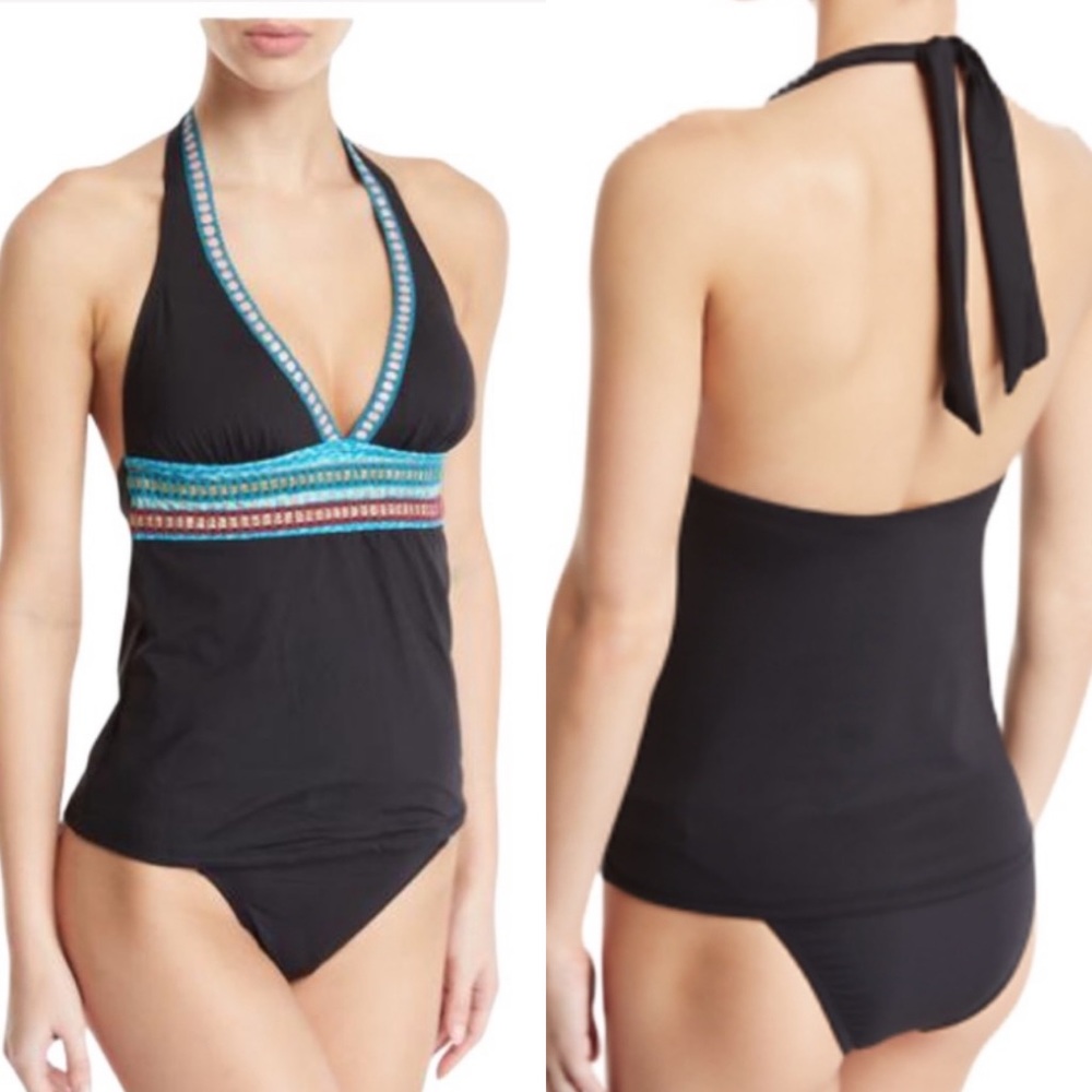 La Blanca Running Stitch Tankini
